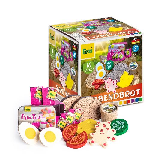 Erzi: Wood Assortment Evening Meal - Ages 3+