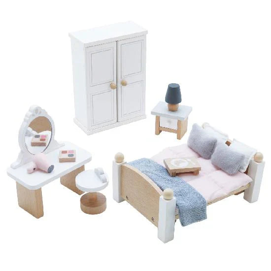 Le Toy Van: Wooden Doll House Bedroom - Age 3yrs+