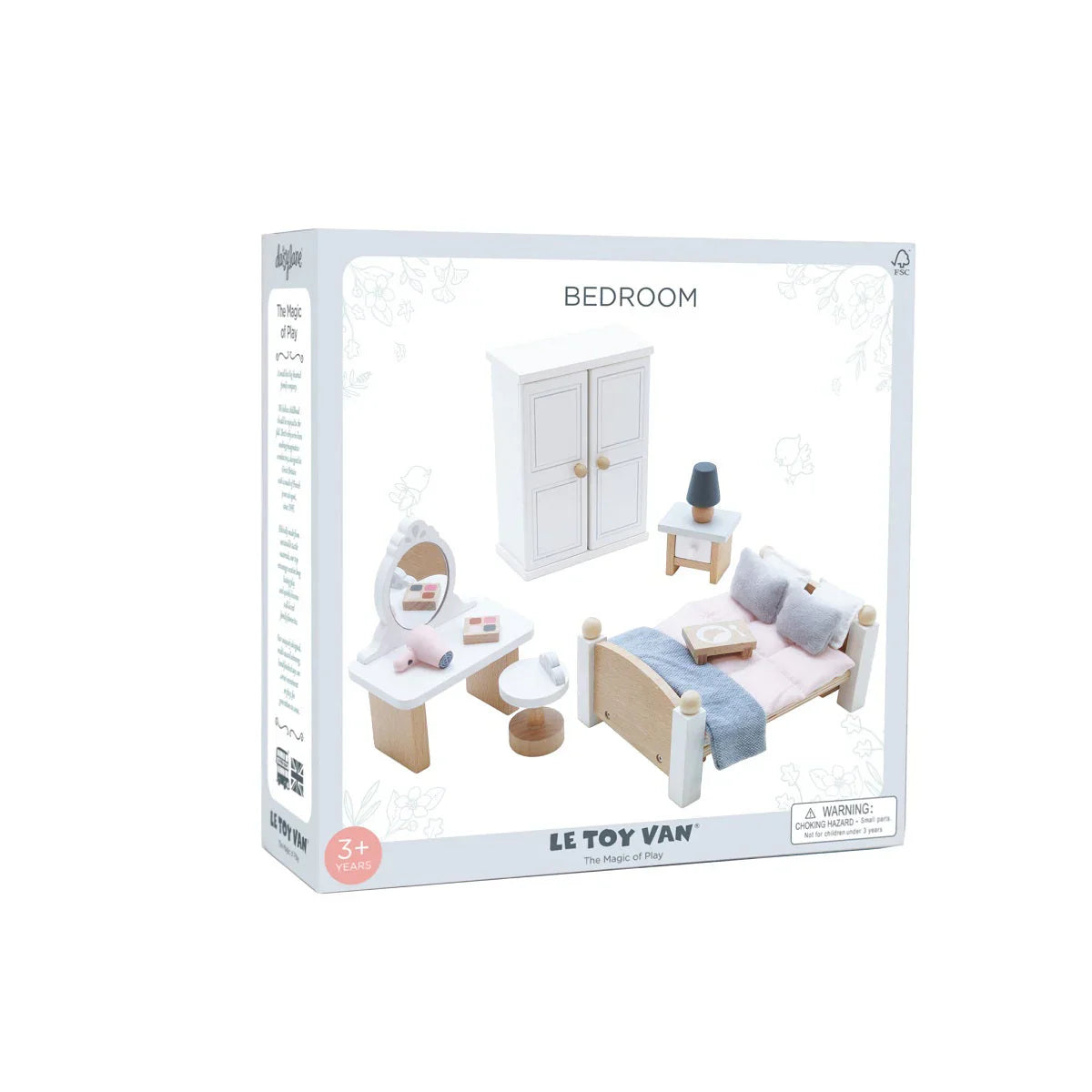 Le Toy Van: Wooden Doll House Bedroom - Age 3yrs+