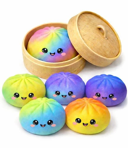 4” MYSTERY SQUISH DUMPLING TYE DYE - Squishy Fidget & Sensory Toy