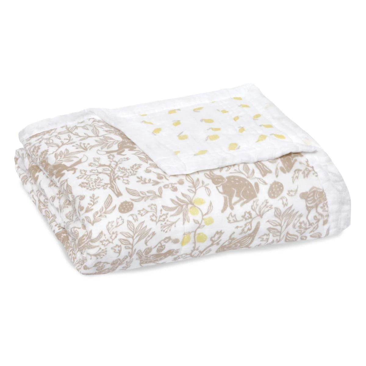 Aden + Anais: Boutique silky soft muslin dream blanket - Natural Woodland - Age 0+