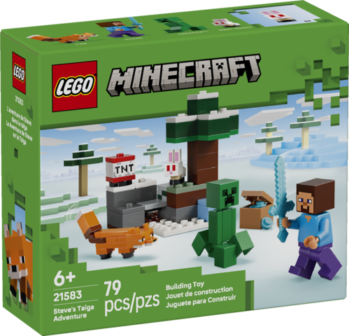Lego: Minecraft Steve's Taiga Adventure - Ages 6+