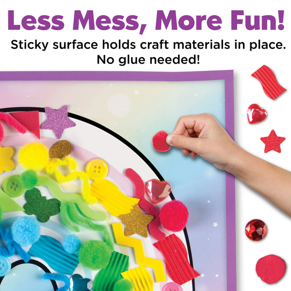 Creativity For Kids: Sticky Wall Art - Rainbow - Ages 3+