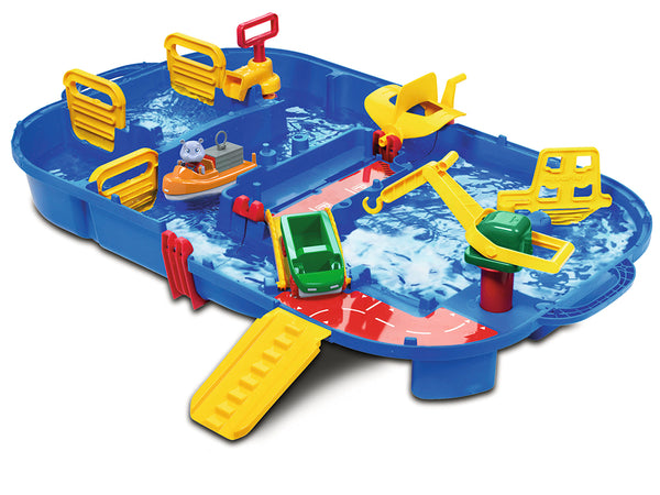 AquaPlay LockBox Waterway with Canal System - Portable Water Play Set