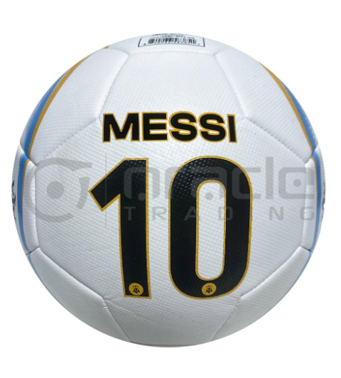 Argentia AFA White Soccer Ball Messi - Size 5