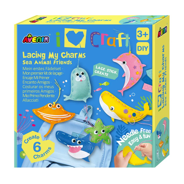 Lacing My Charms - Sea Animal Friends