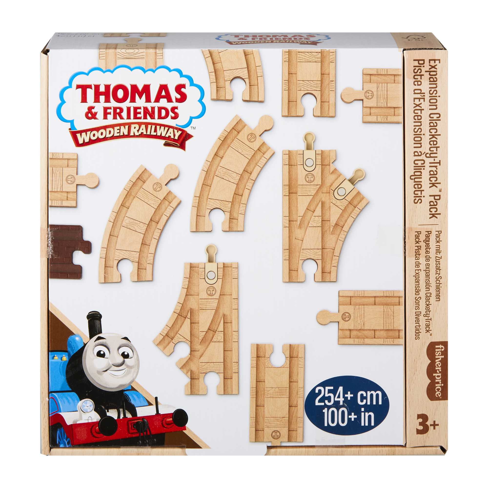 Thomas & Friends: Wooden Railway Expansion Clackety-Track Pack - Ages 3+