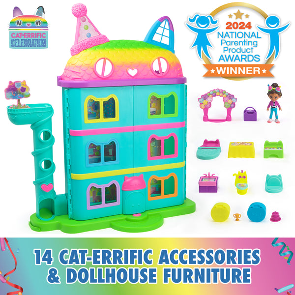 Gabby's Dollhouse: Gabby's Celebration Dollhouse - Ages 3+