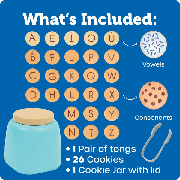 LR Alphabet Cookie Jar