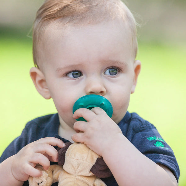 WubbaNub: Infant Pacifier Brown Puppy - Ages 0+