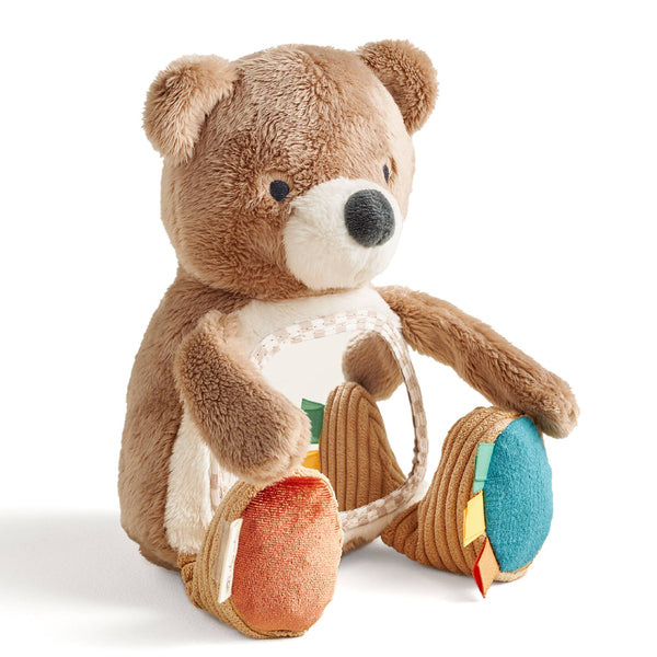 Itzy Bitzy Mirror™ Theo the Bear Sensory Tummy Time Mirror