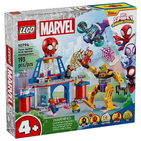 Marvel: Team Spidey Web Spinner Headquarters - Ages 4+