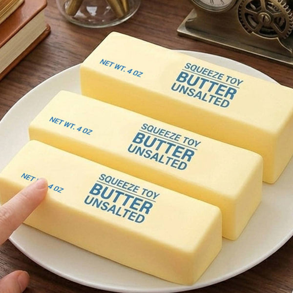 Butter Stress Ball – Soft & Slow-Rebound Squishy Toy