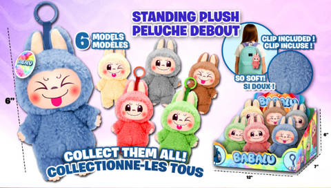 Babalu Standing Solid Colour Bag Clip - Ages 5+