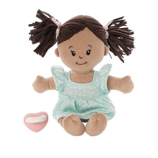 Baby Stella Light Beige Doll with Brown Pigtails Plush Toy