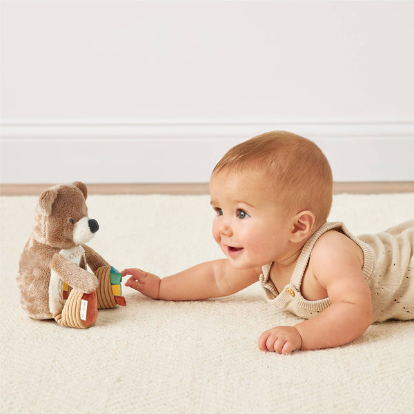 Itzy Bitzy Mirror™ Theo the Bear Sensory Tummy Time Mirror