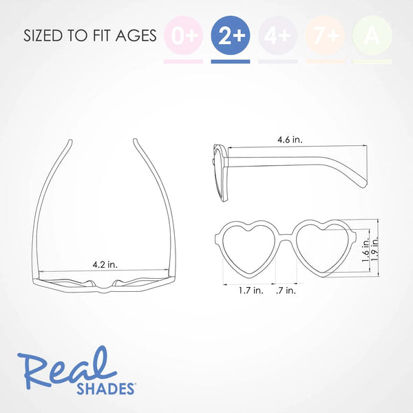 Real Shades: Heart - Samba Red - Ages 4+