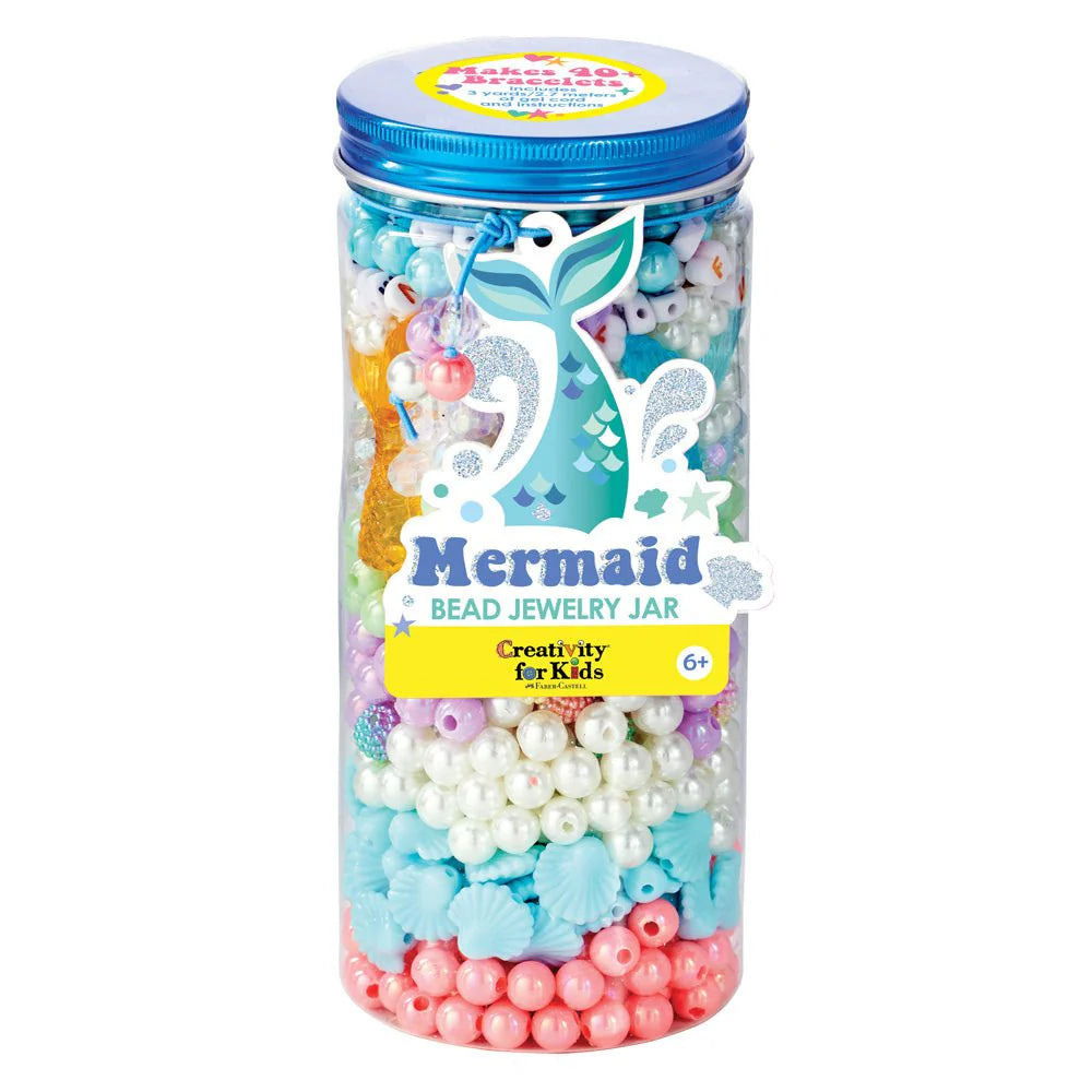 Creativity for Kids: Mermaid Bead Jewelry Jar - Age 6+