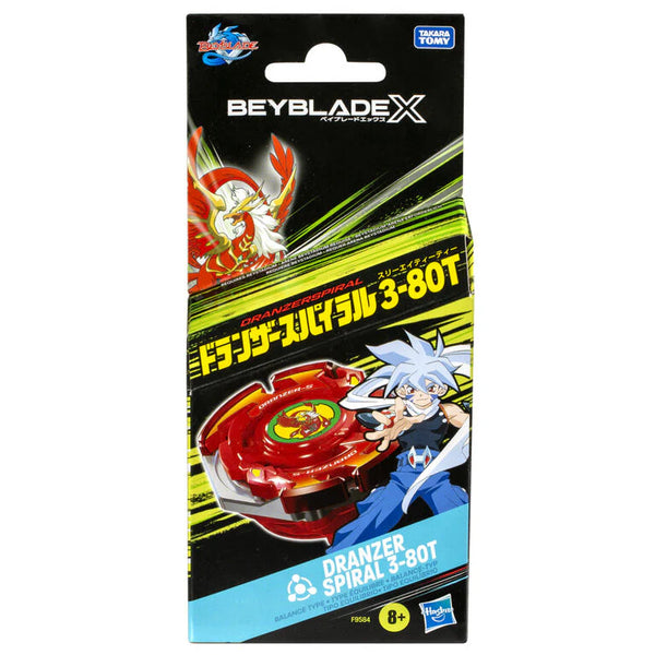Beyblade X Generation 4 Dranzer Spiral 3-8OT Anniversary X-Over with Balance Type Top & Launcher