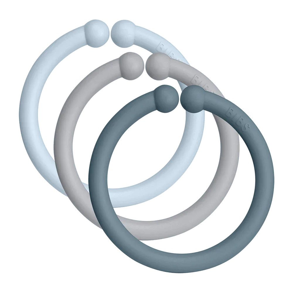 Bibs Loops - Baby Blue 12 pk - Age 3mths+