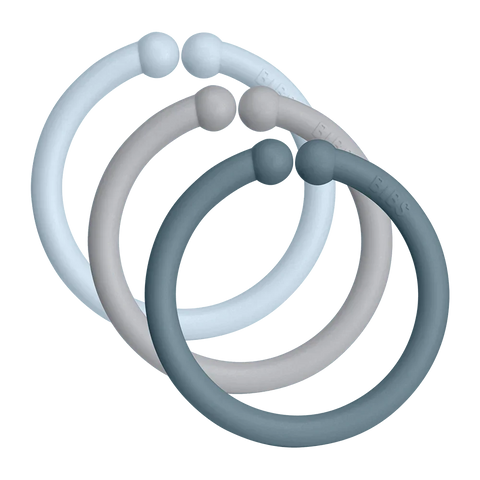 Bibs Loops - Baby Blue 12 pk - Age 3mths+