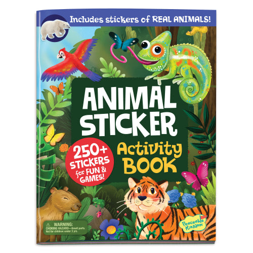 AB: Animal Sticker Activity Book - Ages 3+