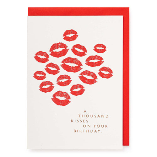 GC: A Thousand Kisses - Birthday Card