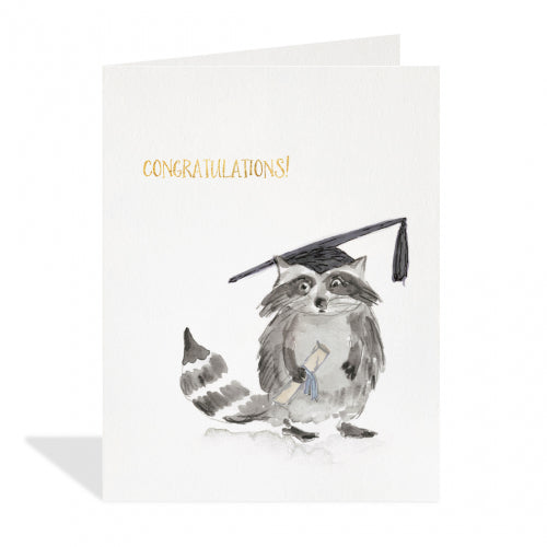 GC: Graduation Raccoon - Graduation Card