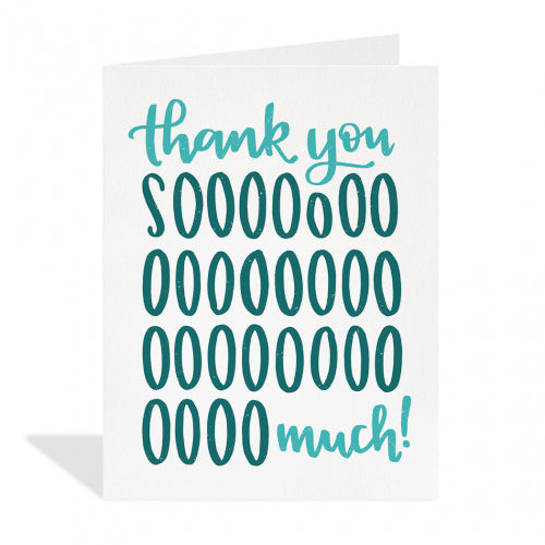 GC: Thank You Sooo Much - Blank Card
