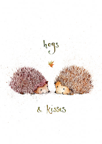 GC: Hogs and Kisses - Blank Card