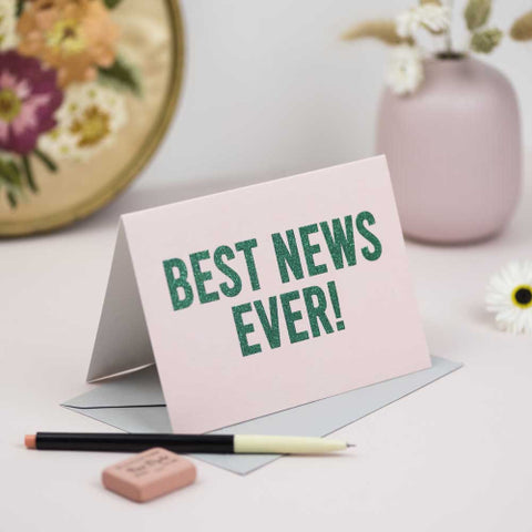 GC: Best News Ever - Congratulations Card