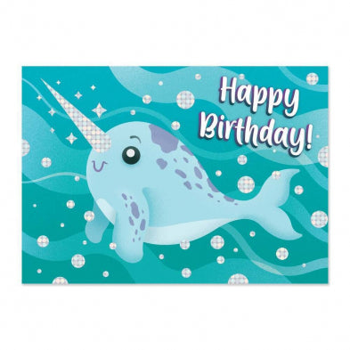 GC: Narwhal - Birthday Card