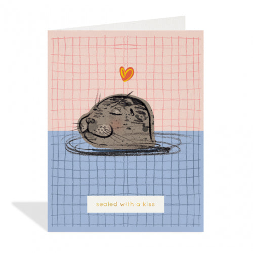 GC: Seal Kiss - Blank Card