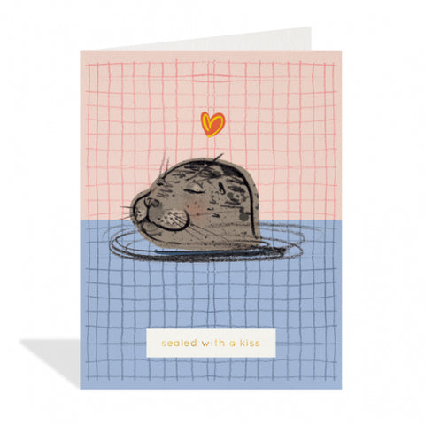 GC: Seal Kiss - Blank Card