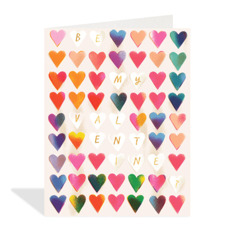 GC: Valentine Hearts - Blank Card