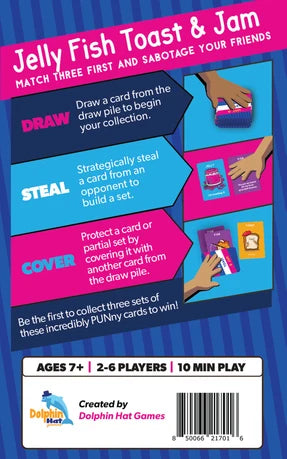 Jelly Fish, Toast & Jam Card Game