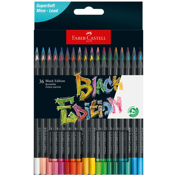 FC: Black Edition 36 Coloured Pencils - Ages 13+