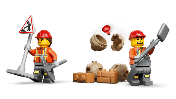Lego City Yellow Backhoe Loader