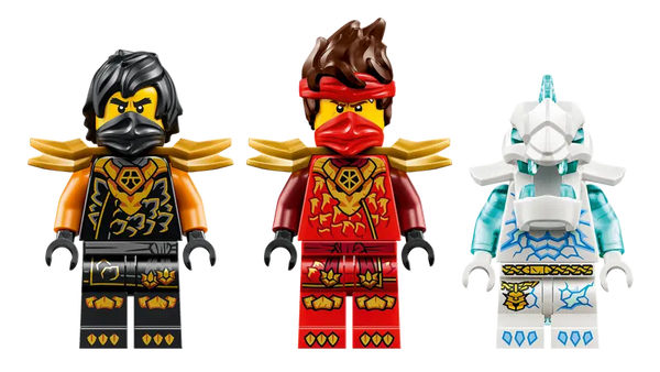 Lego Ninjago Kai and Cole's Combiner Vehicles