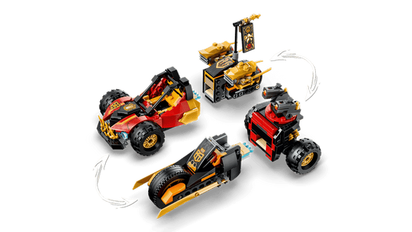Lego Ninjago Kai and Cole's Combiner Vehicles
