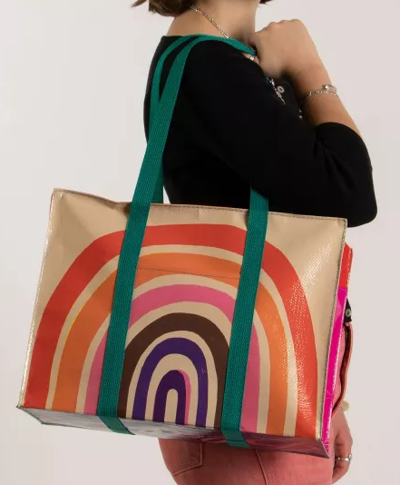 Rainbow Shoulder Tote Bag