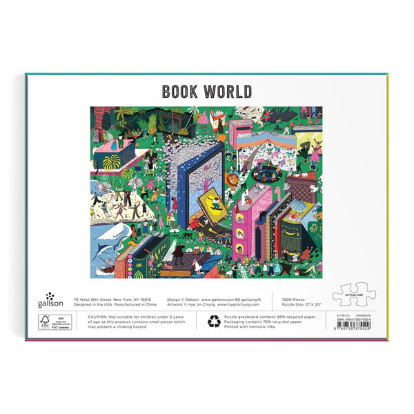 1000 Pieces: Book World Puzzle- Ages 12+