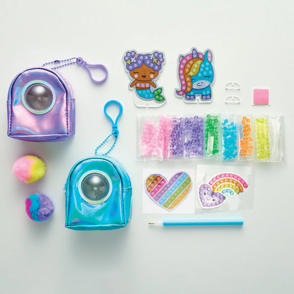 Creativity for Kids: Bubble Gems Backpack Keychain - Ages 6+