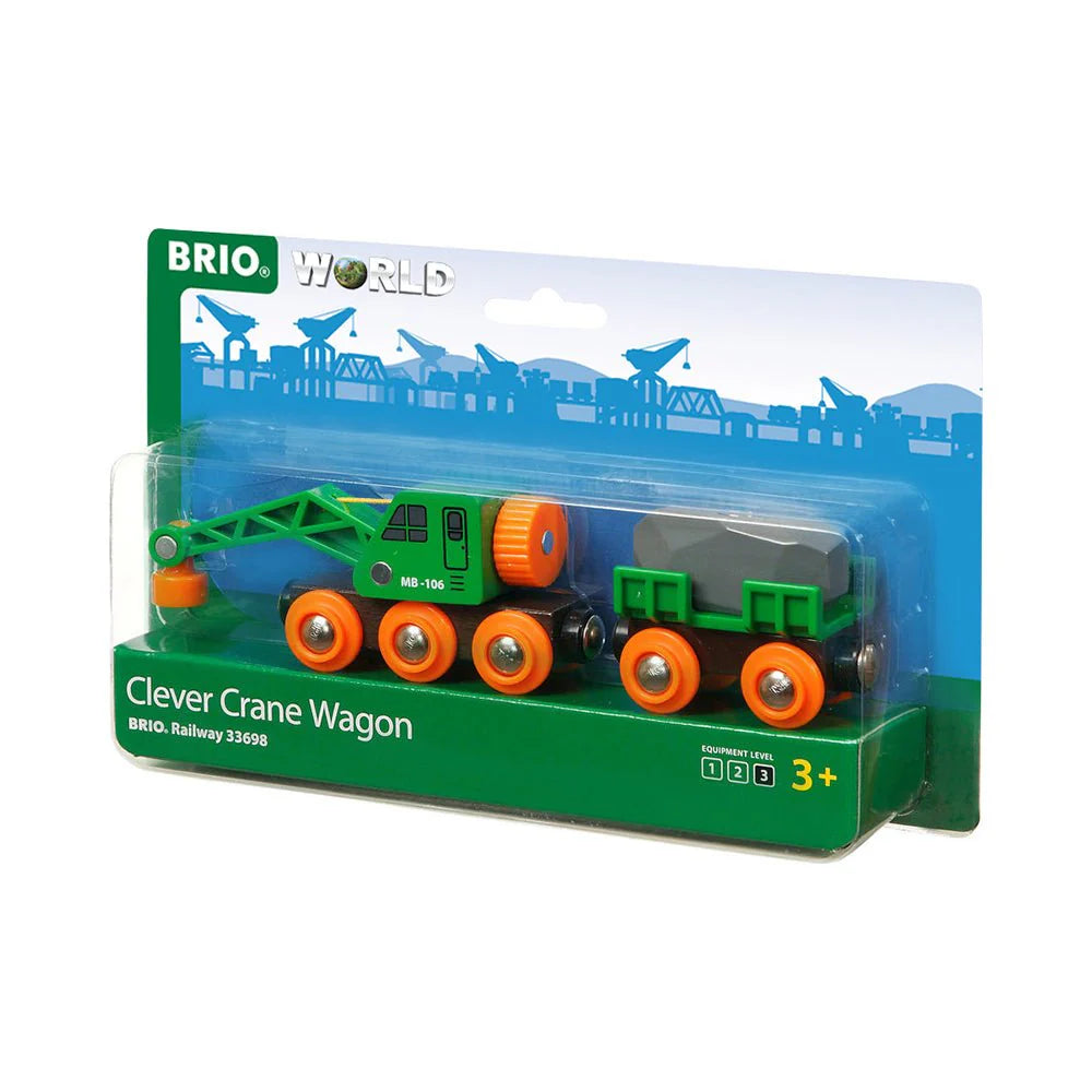 Brio: Clever Crane Wagon - Ages 3+