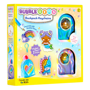 Creativity for Kids: Bubble Gems Backpack Keychain  - Ages 6+