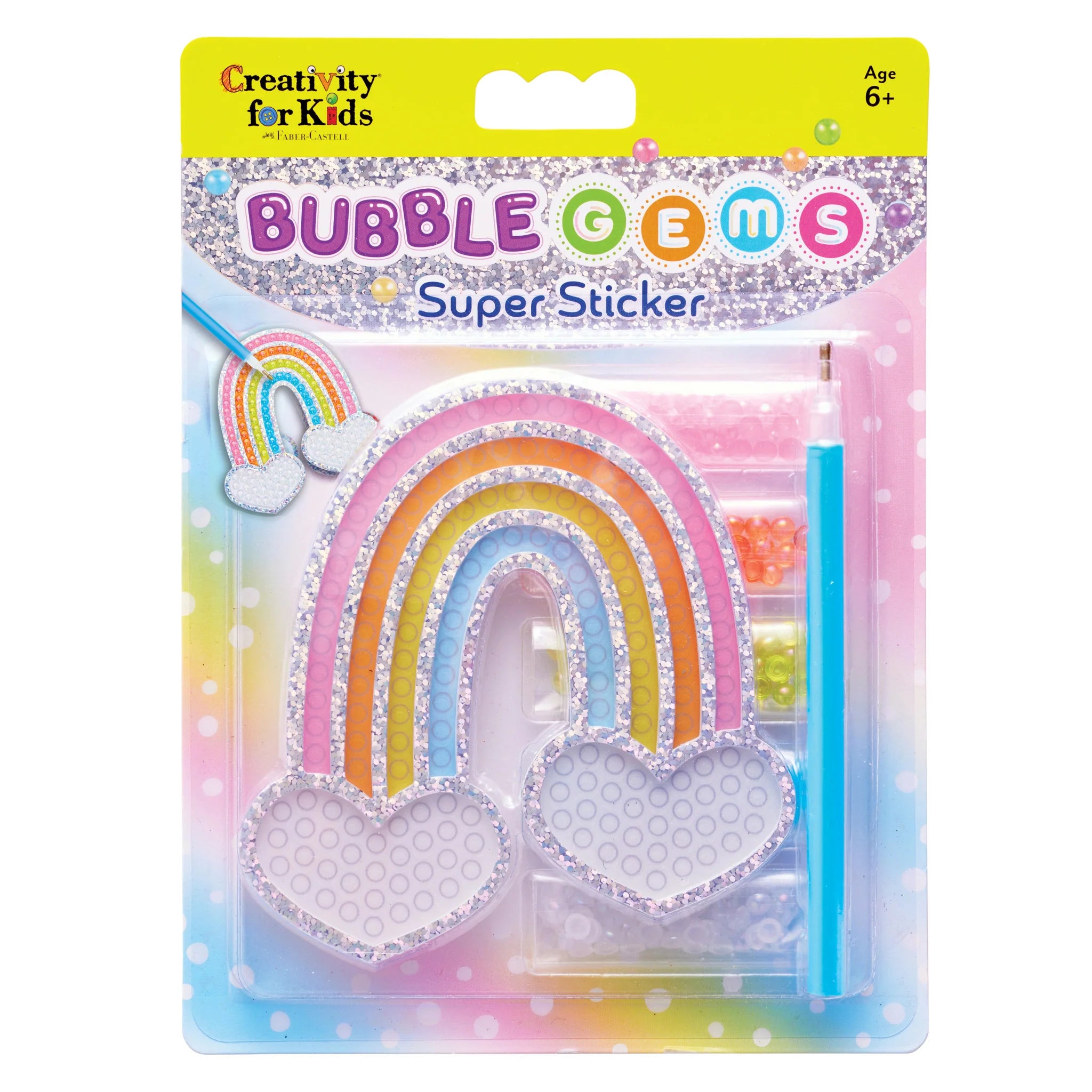 Creativity for Kids: Bubble Gems Super Sticker Rainbow - Ages 6+