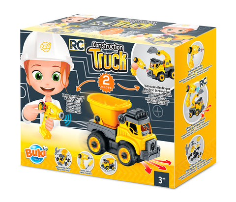 RC  Construction Truck 2-in-1 - Ages 3+