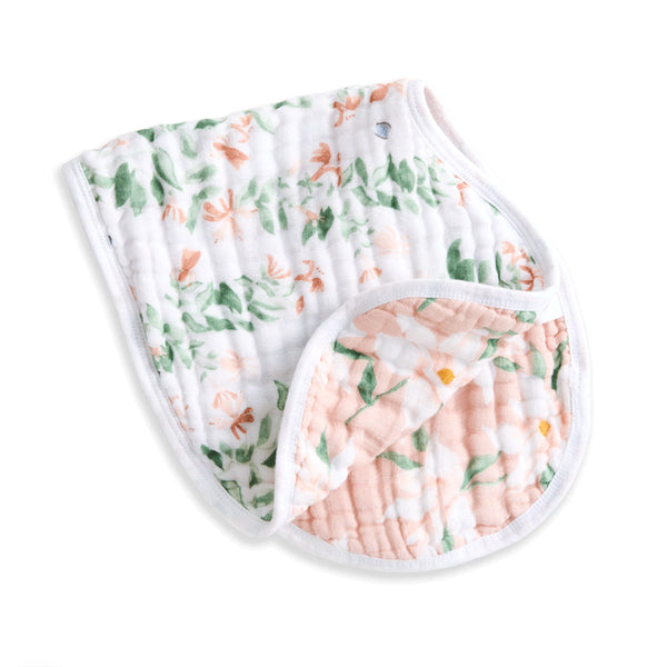 Aden + Anais: Burpy Bib Cotton Muslin - Butterfly Garden - Age 0+