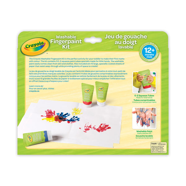 Crayola Washable Fingerpaint Kit