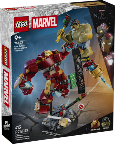 Lego: Marvel Epic Battle Hulkbuster vs. The Hulk - Ages 9+